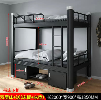 سرير بطابقين من الحديد للاطفال والموظفين والطلاب سرير نوم