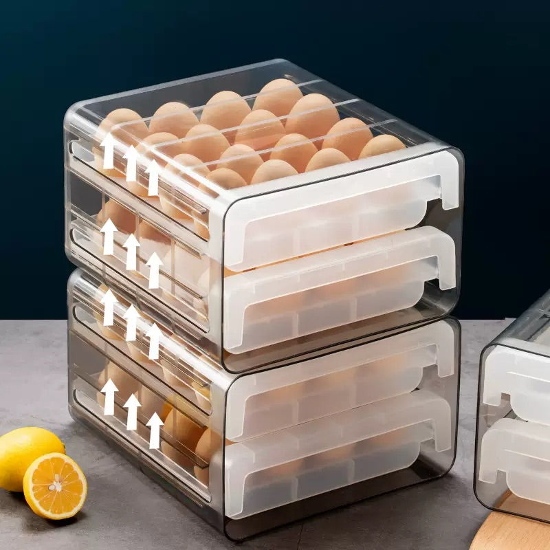 صندوق تخزين الثلاجه درج حفظ البيض