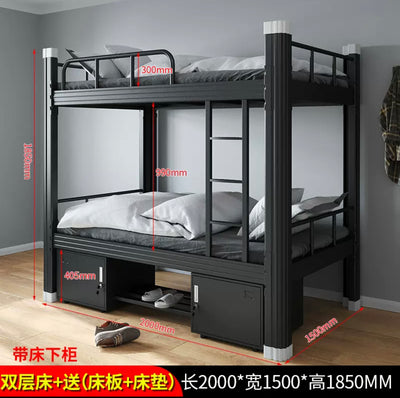 سرير بطابقين من الحديد للاطفال والموظفين والطلاب سرير نوم