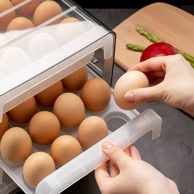 صندوق تخزين الثلاجه درج حفظ البيض
