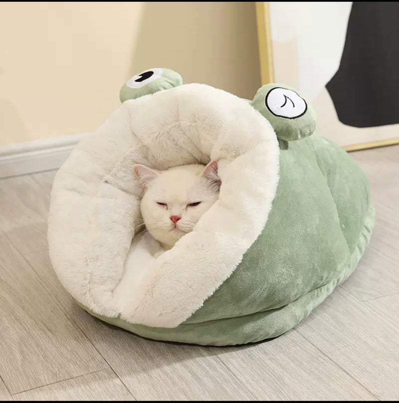 منزل القطط الانيق ذات النوم العميق للاسترخاء