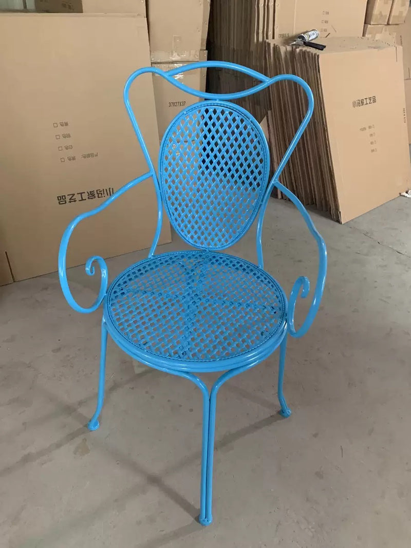 Steel outdoor chairs