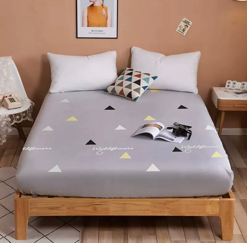 غطاء سرير قطني مفرش سرير من قطعه واحده غطاء حمايه فراش